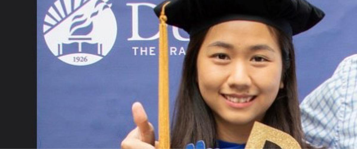 Trieu Le graduating